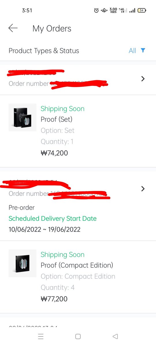 eijichelleshop's tweet photo. #ChiiUpdate
Still waiting for some Proof albums to be delivered in our KR address..
Shipping soon pa rin ang iba https://t.co/Mv0v8TS8CM