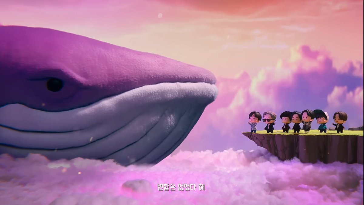 jiminievenus's tweet photo. — la ballena es tan significativa tanto para BTS como para ARMY ♡ https://t.co/jItNjpxD6V