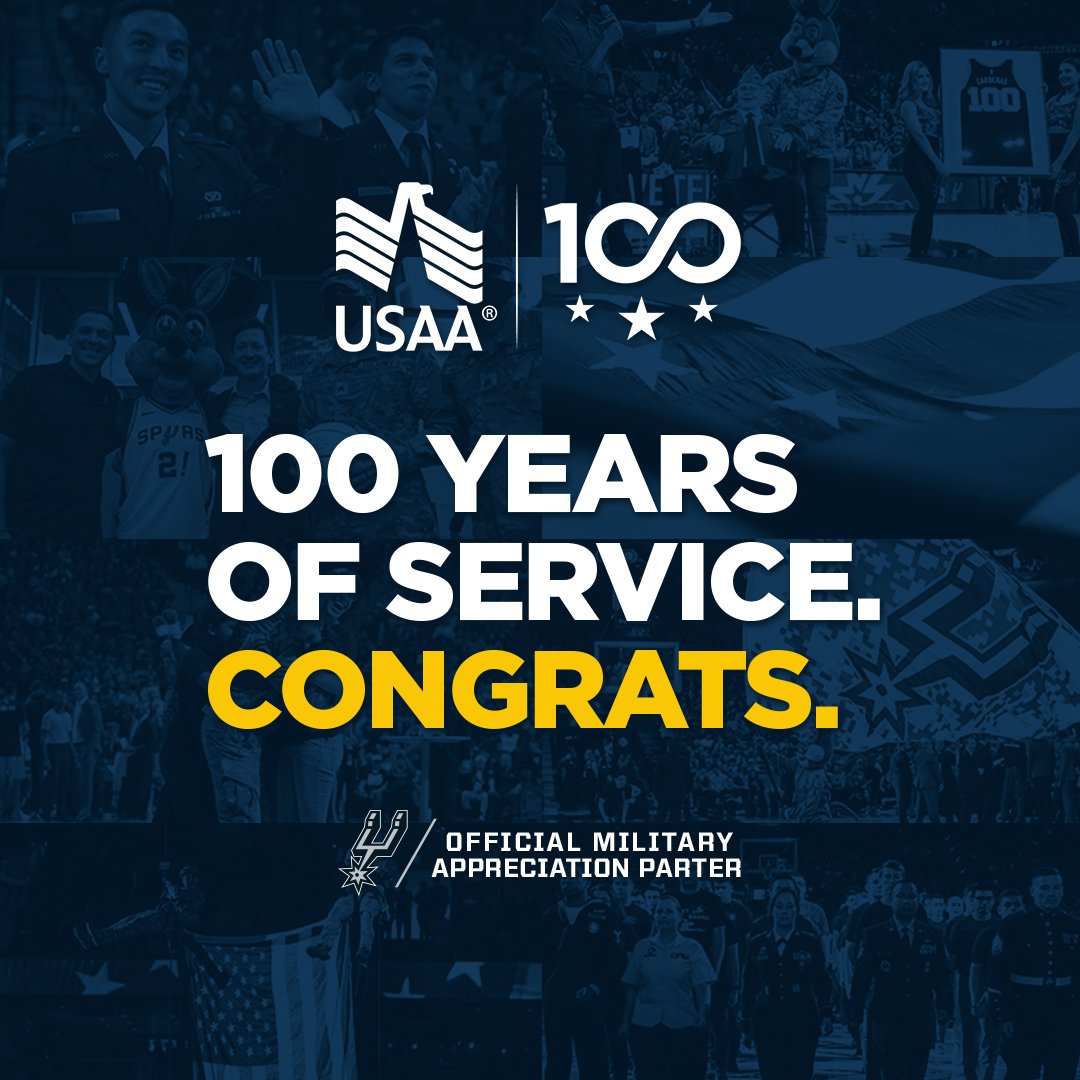 KerryK42's tweet photo. Here’s to @USAA celebrating 100 years! We’re proud to partner and support them in serving our military community.  

#USAA100 | #PorVida https://t.co/V5XaRgrgV5 #actnearn #sct