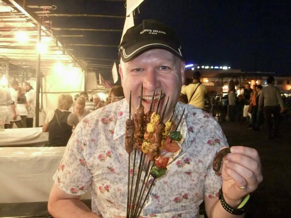 AlisonAndalucia's tweet photo. @perthtravelers @CelebrityCruise @TravelBugsWorld @TimeTraveler911 @ararewoman @afewmilesmore @jenonajetplane @Adventuringgal @suziday123 @em_eats_explore @forkmespoonme @OutoftheOffice8 You need a Bunnings sausage sizzle pic Wendy! ๐
My #Top4Picnic photos for this weekโs #Top4Theme are:
โ๏ธ Safari breakfast in #Kenya
โ๏ธ Al fresco fish burger in Denmark, WA
โ๏ธ Starter to share from the Boatyard, my fave restaurant on the #IsleOfMan
โ๏ธ Mark in #Marrakech https://t.co/pghkchTiLP