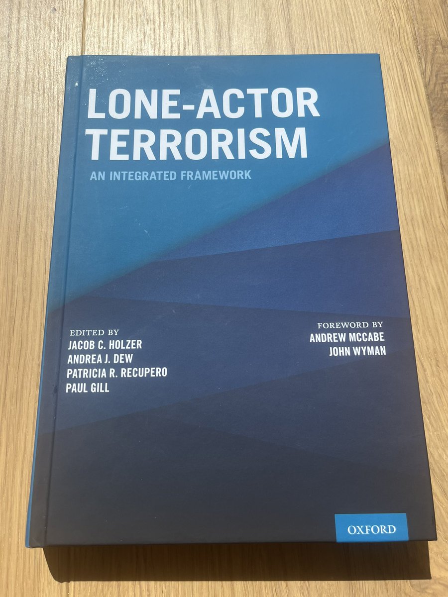 Now out with Oxford University Press, 380+ pages of the latest thinking on lone-actor terrorism.