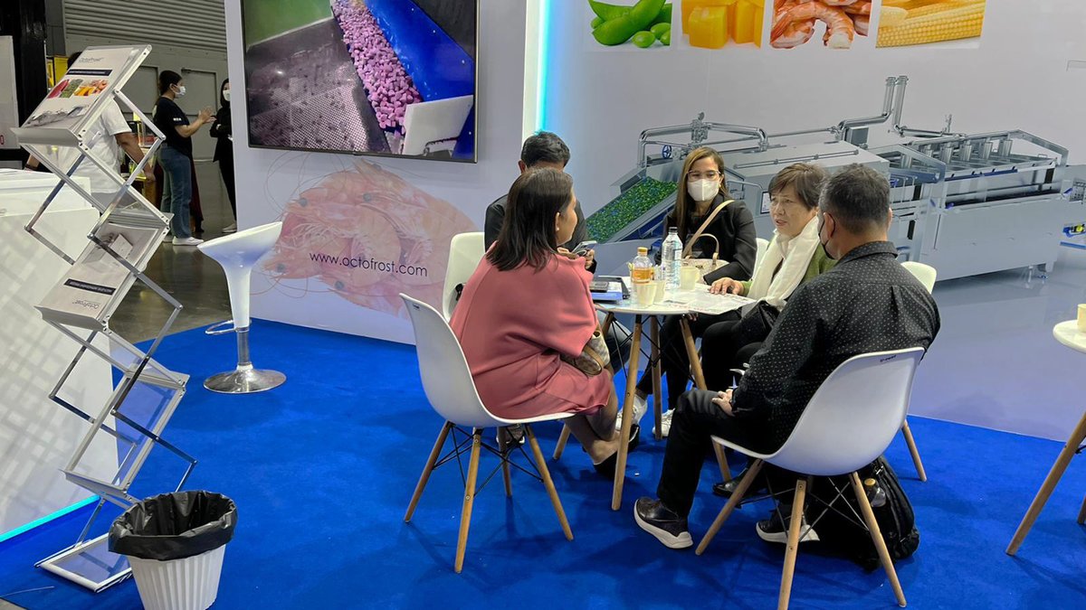 OctoFrostGroup's tweet image. #PropakAsia2022 is now over and we can say it has been a great show! We are always delighted to meet new and old customers and explore with them the opportunities in the #foodprocessing industry. Congratulations to the OctoFrost team. We hope to see you again next year!
