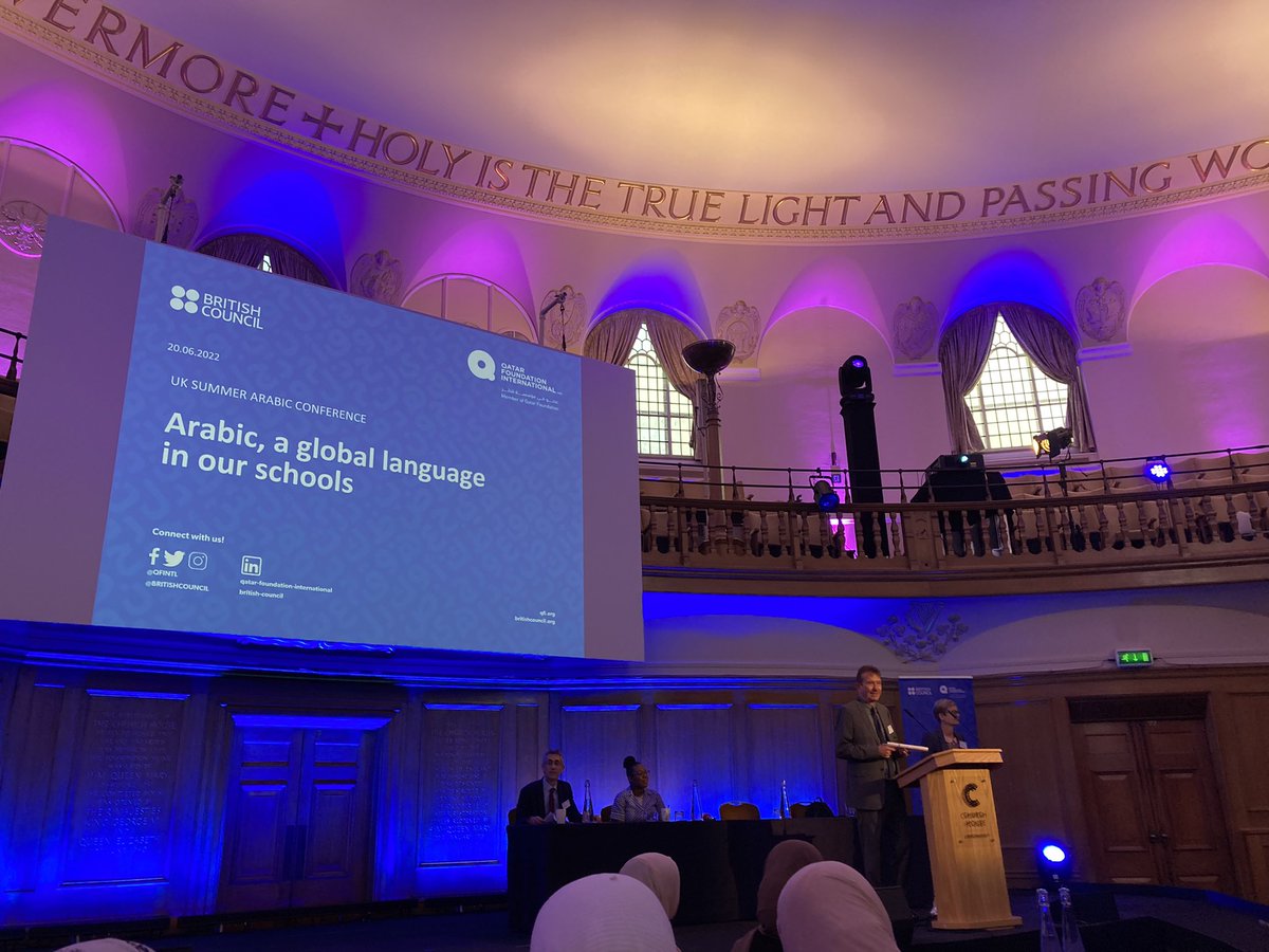 rashasoliman04's tweet image. It’s very exciting being here at the @QFIntl @BritishCouncils #Arabic Conference with so many brilliant colleagues @SaussanK @FamiliarLaila and many more.