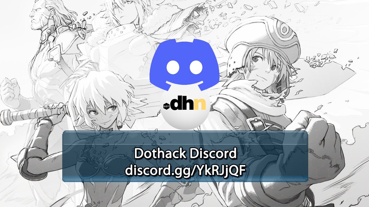 dothacknetwork's tweet image. We learned a lot about the 20th .hack Anniversary events and merch, a free digital book, a new video by the Mistral VA, and much more .hack discussion over on our Dothack Discord chat room server. Join us us and reminisce on .hack at discord.gg/YkRJjQF
#dothack #ドットハック