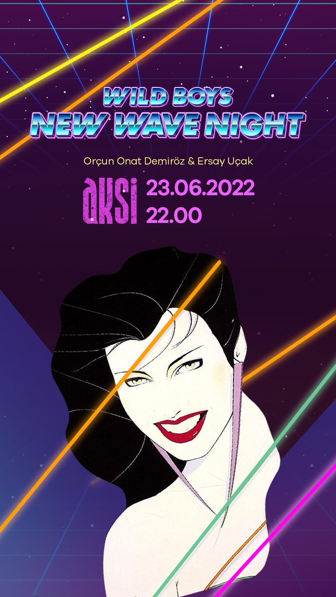 Bu perşembe Aksi Kadıköy'ün terasında <a href="/idiotechre/">Ersay Uçak</a> ile "New Wave" çalacağız, 80'ler coşkusunu damardan vereceğiz. 🔥

Duran Duran, Tears For Fears, Alphaville, Eurythmics, a-ha, Talk Talk, New Order ve nicesi. İlerleyen saatlerde de disco'ya döneriz, bekleriz. 😉✌🏻

<a href="/aksidergi/">Aksi Dergi</a>