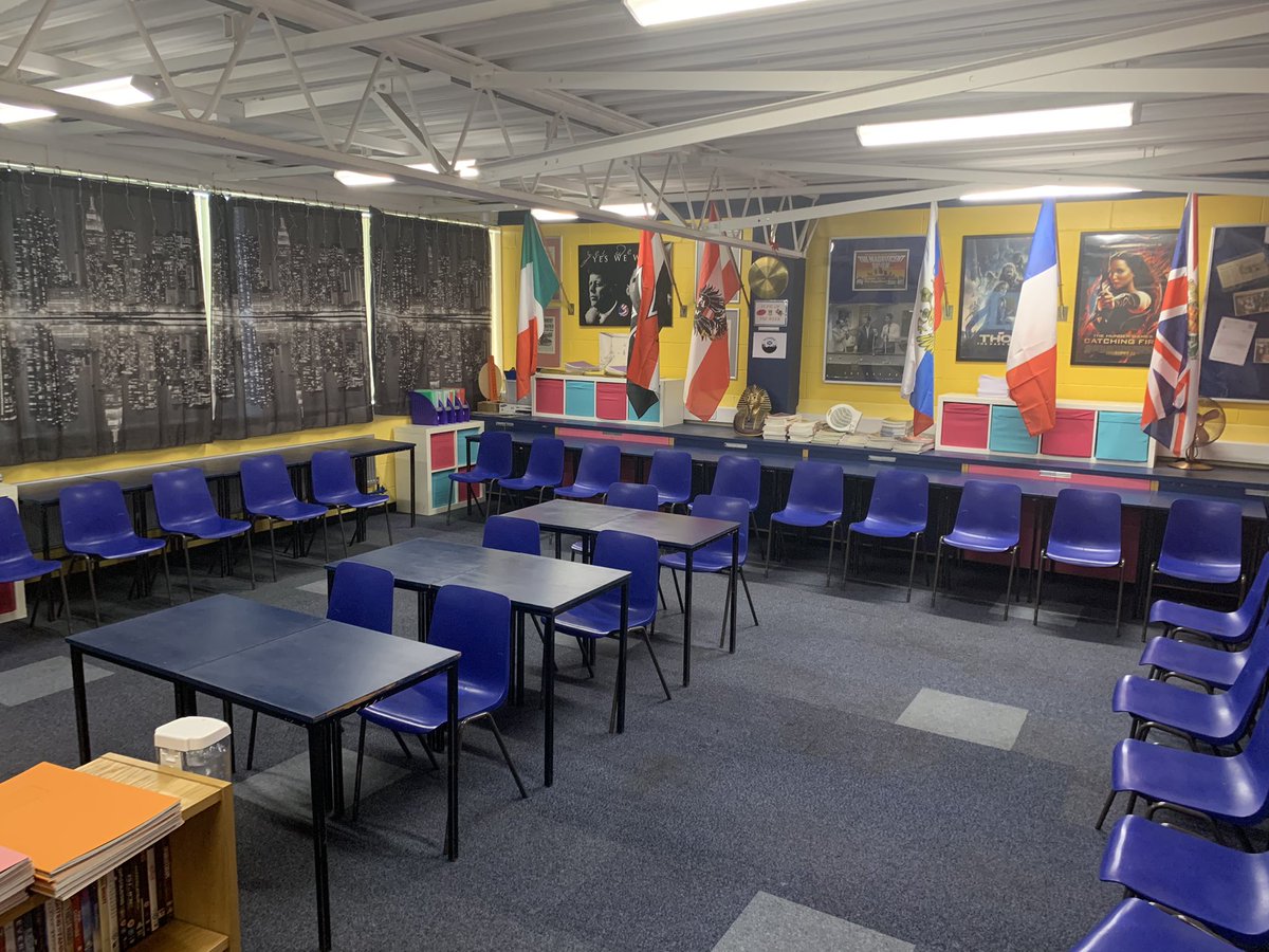 CnhsHistory's tweet photo. Room all set up for an S2 reenactment double period - but what for?! https://t.co/hfbBXnvKZa