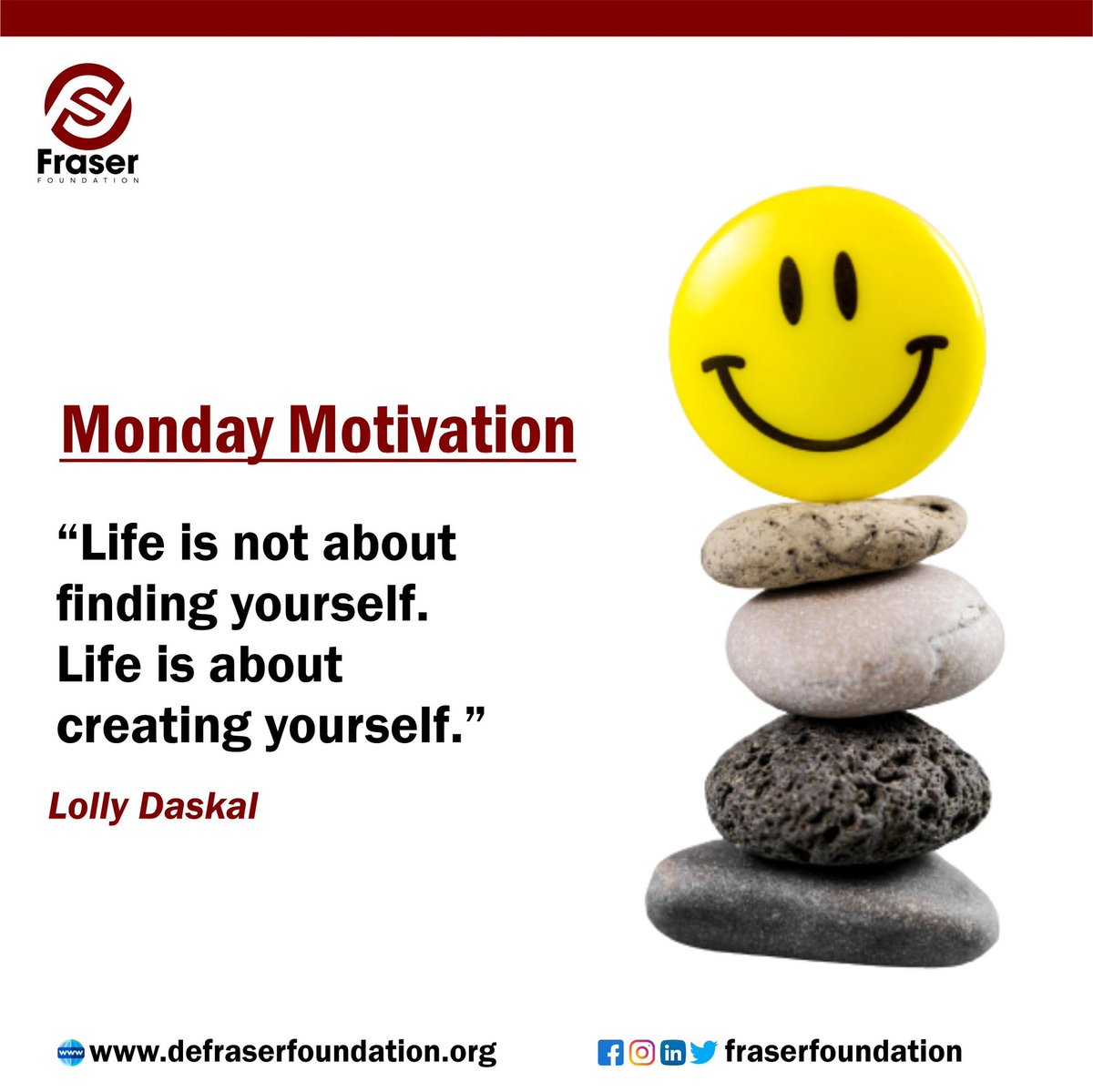 officialfraserf's tweet photo. #fraserfoundation
#happynewweek
#Mondaymotivation https://t.co/kvxcjTgiqj