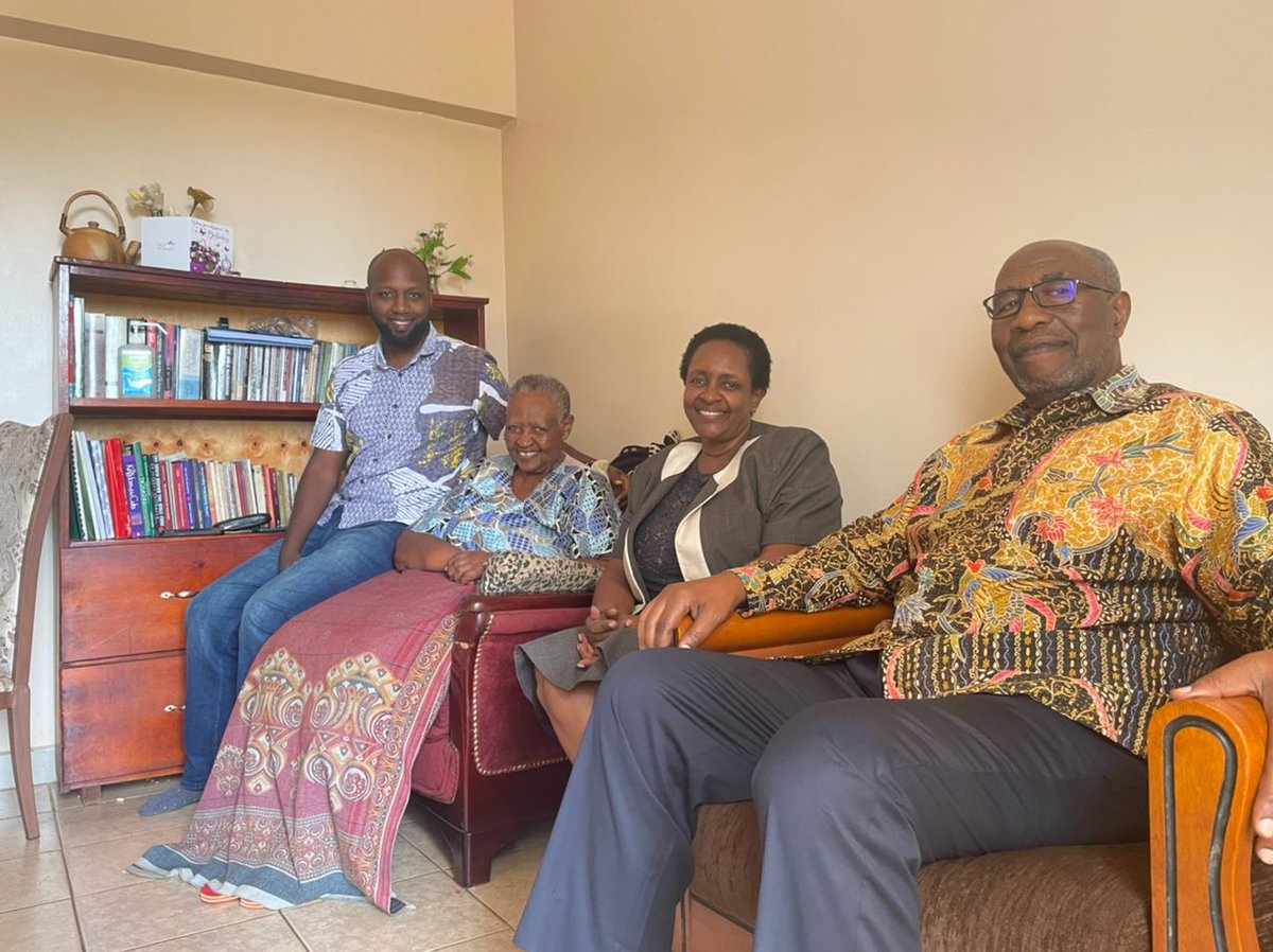 Dr. Ruhakana Rugunda (@ruhakanar) on Twitter photo I had a great opportunity of visiting Maama Esther Kalimuzo.
Mamma Esther represents a legacy of an important era in our countryโs history.
Her husband, the late Frank Kalimuzo the first Vice Chancellor of <a href="/Makerere/">Makerere University</a> University, was murdered by Idi Amin 50 years ago. 1 of 2 I had a great opportunity of visiting Maama Esther Kalimuzo.
Mamma Esther represents a legacy of an important era in our countryโs history.
Her husband, the late Frank Kalimuzo the first Vice Chancellor of <a href="/Makerere/">Makerere University</a> University, was murdered by Idi Amin 50 years ago. 1 of 2