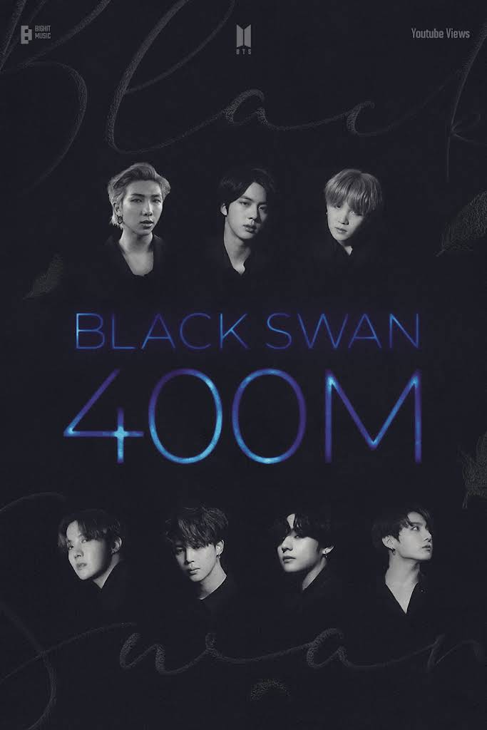 Zahraqureshi48's tweet photo. BLACK SWAN SURPRESSED 400M ON YOUTUBE
#CONGRACULATIONS
@BTS_TWT
#BLACKSWAN 💜 https://t.co/OoM7MzsEEI