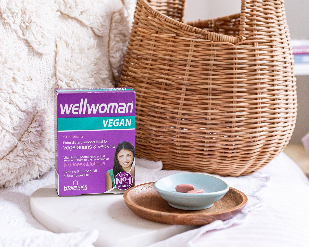 To support a healthy and complete vegan diet, <a href="/vitabiotics/">Vitabiotics</a> #WellwomanVegan is a balanced, responsibly-formulated source of 24 nutrients, including vitamin B6, pantothenic acid and iron, which contribute to the reduction of tiredness and fatigue.

#Wellwoman
