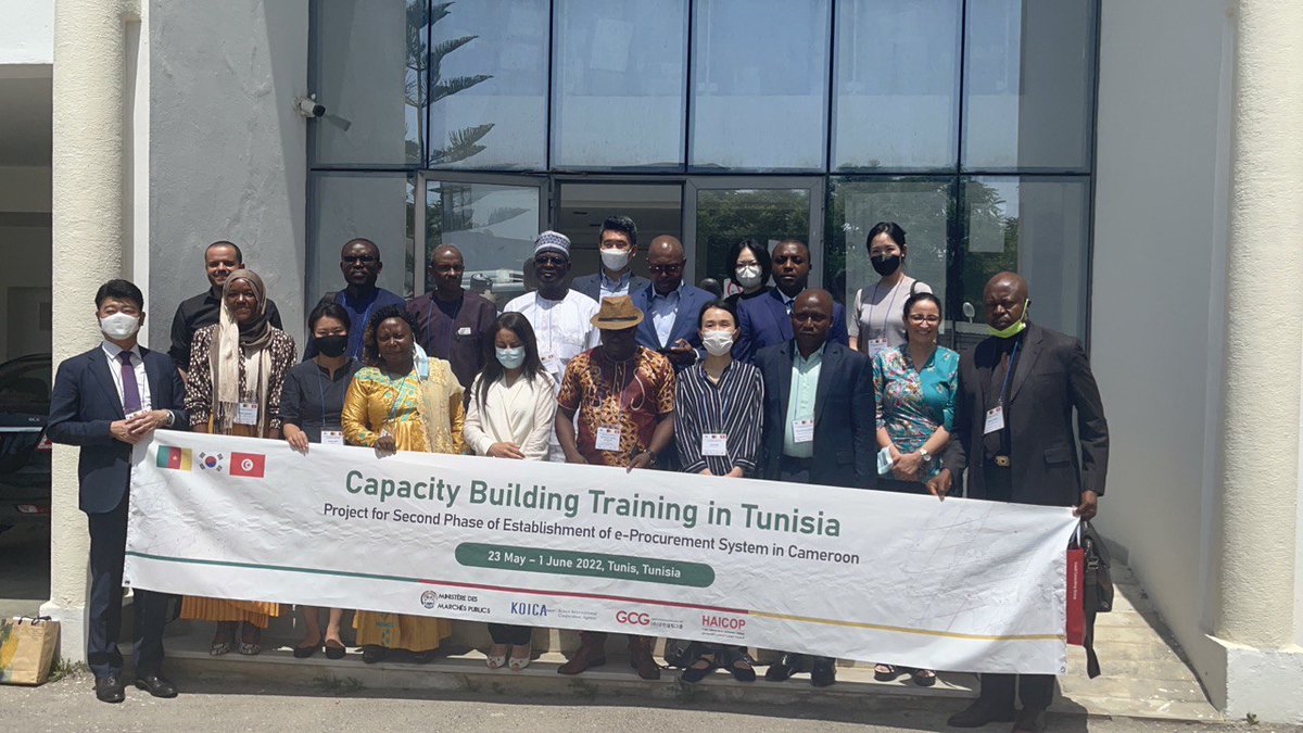 koicacameroon's tweet photo. #koicacameroonoffice #MINMAP #koicatunisia
KOICA Cameroon office invited MINMAP executives to Tunisia for Capacitiy building training session to establish e-procurement system in Cameroon.
Check the details here:
https://t.co/DHqb0GGWs3 https://t.co/CipWoM0bFn
