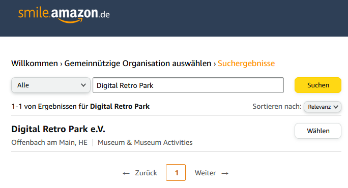 DRP_Museum's tweet photo. Wer öfter bei Amazon bestellt, kann uns jetzt auch dort unterstützen!

Wer über https://t.co/5UL2Veag6j in den Kaufprozess einsteigt, kann eine Organisation auswählen, die 0,5% des Kaufpreises erhält. Jedes bisschen hilft uns 😁👍

Direkter Link: https://t.co/RTRaITHQlU

.stefan https://t.co/CRkzIvepEm