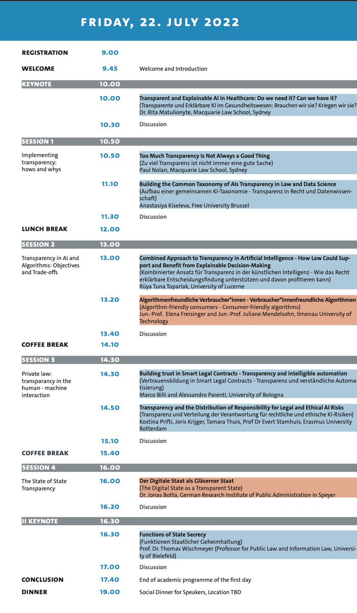 RechtJdr's tweet photo. Programme publication! We are SO excited to learn from @T_Wischmeyer, @rita_matu, @ElenaRosalinde, @JulesMendelsohn, @prifti_kostina, @BottaJonas, @c_rennig, @P_Raschner, @v_rhein, @PaulEberstaller, @DavidSchneeber2, @TobiasMast &amp;  more amazing colleagues. See you in Hamburg! 🎉 https://t.co/U3UcV0AkWV