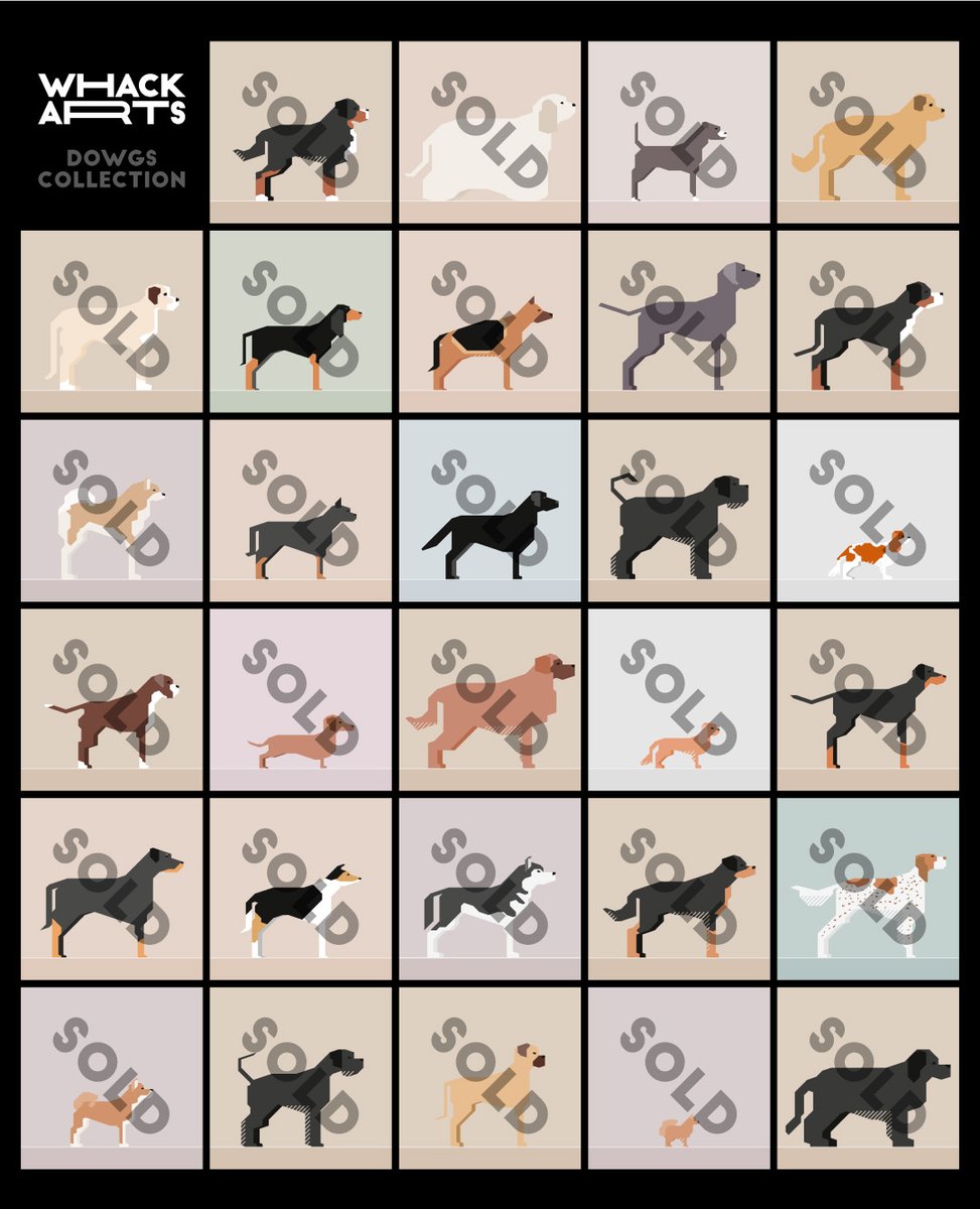 whackarts's tweet photo. Thanks to all the buyers of our #dowgs once again 💜
And reminding all those from the #NFTCommunity who don't have one yet: there're still some #dogs available in our #NFTcollections 🐕🐾🐶
Editions: 1/1
Price: 2 #Tez
Available on: @objktcom
Link 🔗 https://t.co/KaRenXsR7z https://t.co/loVwZvEoAE