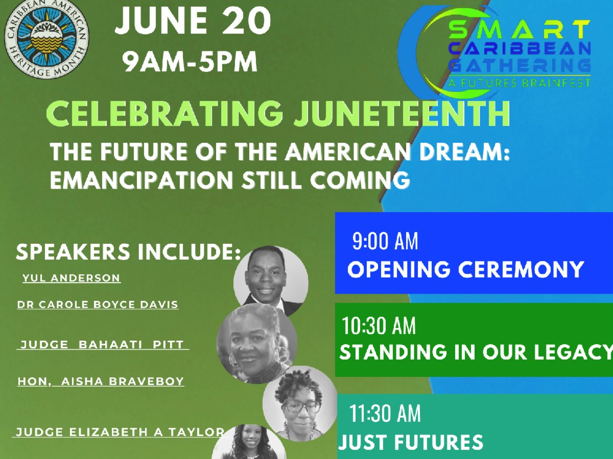 Caribbean American Legislative Forum begins today with special commemoration of Juneteeenth conta.cc/3zOT0yE
conta.cc/3b70F0N
