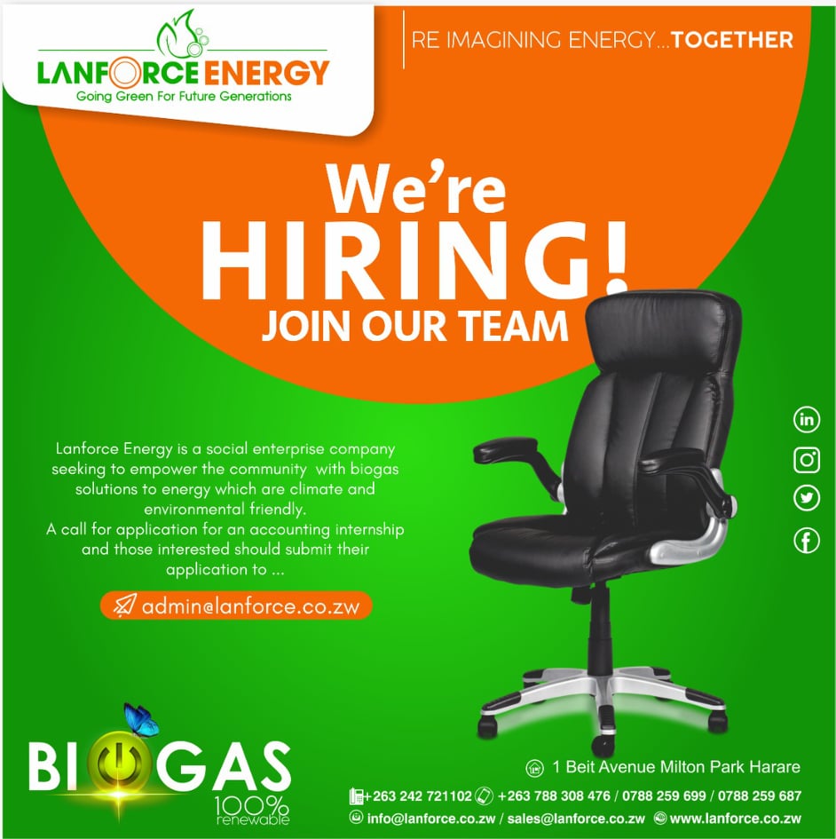 EnergyZim's tweet photo. Join the team 

#cleancooking #climatechang #climateaction #climatetech #climatesolutions #climatefinance #climatechangeadaptation #climateeducation #GoingGreenForFutureGenarations #netzero #SDGsContributors #smartenergy #PositiveDevelopment #TurningWasteIntoEnergy #SmartFarming https://t.co/vnu5wtoFOG