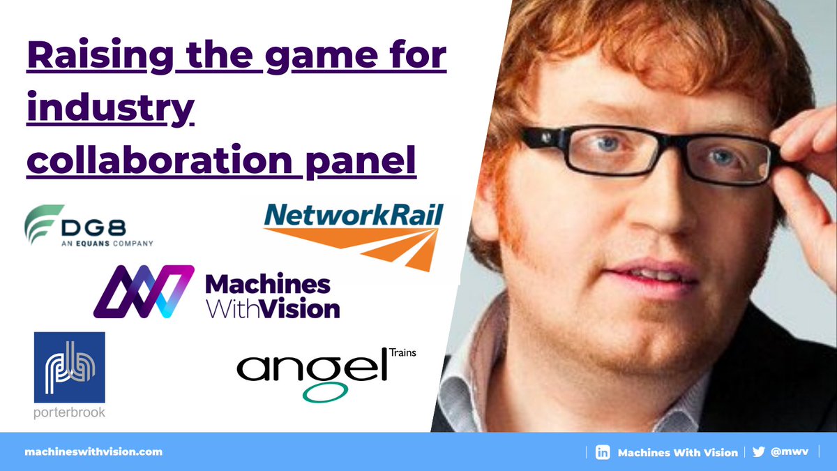 What does the future of industry collaboration look like?

Find out @anthonyashbrook, Co-Founder and CEO, thoughts on this alongside <a href="/networkrail/">Network Rail</a>, Porterbook, DG8 and Angel Trains, at 14:45 in the seminar area on day two of @RailLive. See you there! 
#RailLive #MachinesWithVision