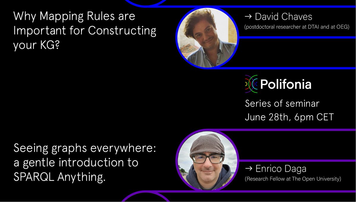 PolifoniaH2020's tweet photo. #savethedate: the fourth #PolifoniaH2020 seminar will be live with a speech by @dchavesf and @enridaga. Discover the topic on our website https://t.co/qsrSpW3XGb and join us via the Zoom link https://t.co/74tc98XCiX https://t.co/rwqxp4gRGD