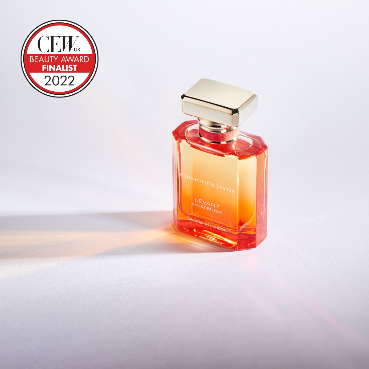 OrmondeJayne's tweet photo. We are pleased to announce that Levant is a finalist in the @CEW_UK Awards 2022 Best New Fragrance – Prestige category, voted by professionals and consumers. Thank you to all who voted! #cew #bestfragrance #fragranceawards https://t.co/BKKoliI9Tl