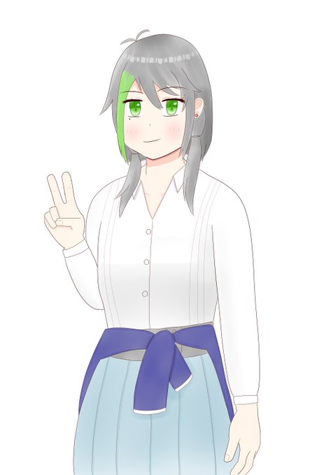 緑眼のtwitterイラスト検索結果