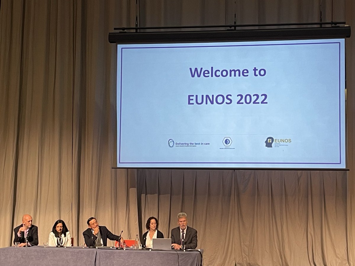 Welcome to EUNOS 2022! After a few years delay it is a pleasure to see neuro-ophthalmology fans in person! And greetings to everyone attending virtually! #EUNOS2022