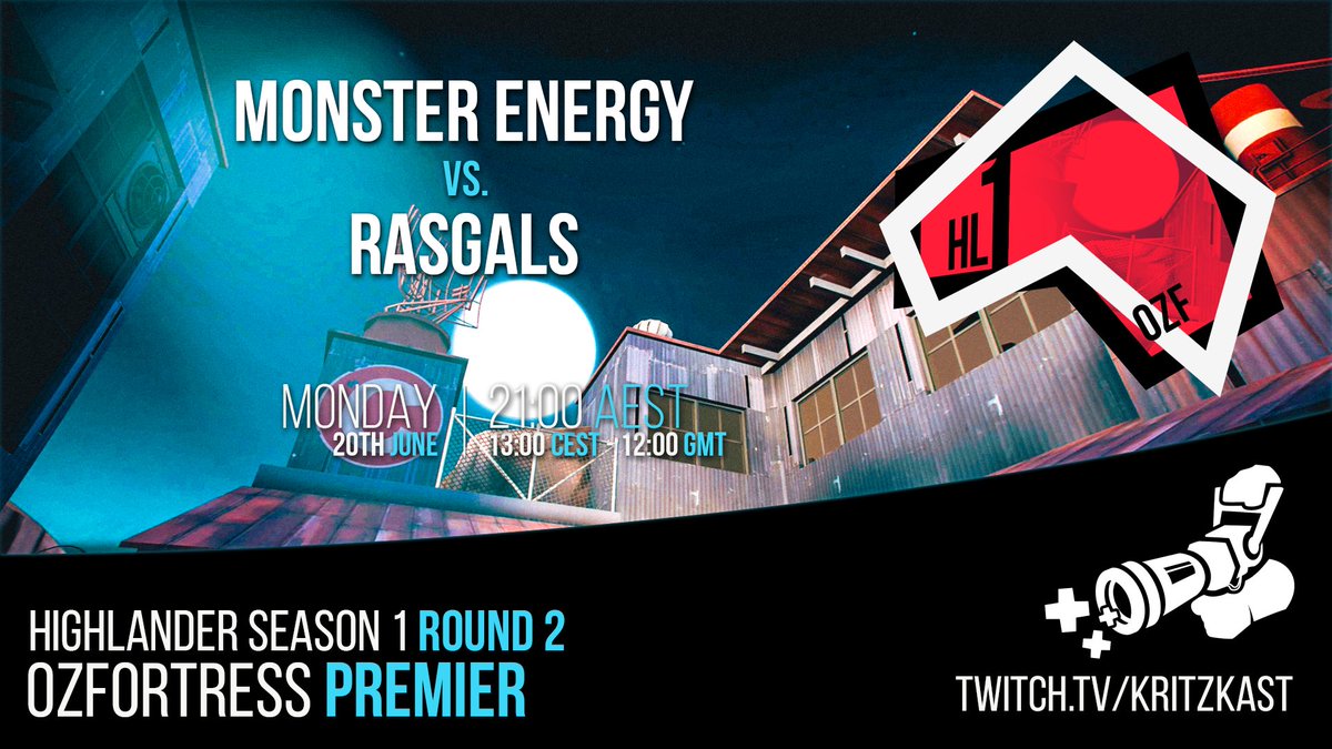 It is finally time! <a href="/ozfortress/">ozfortress</a> Highlander returns from the depths, taking the place of RSL and continuing the format forward. So, who's in for the best Round 2 match?

🎙️ Smae &amp; Shakey
📹 @itscoretf
🗓️ Mon June 20th
🕘 21 AEST | 13 CEST |  12 GMT
📺 twitch.tv/kritzkast