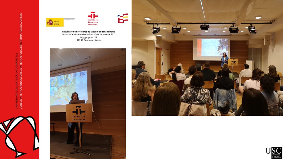 Conferencia  directora <a href="/ci_usc/">Cursos Internacionales USC</a>  #PilarTaboadadeZúñiga en <a href="/IC_Stockholm/">Instituto Cervantes Stockholm</a> en #EPEE #Escandinavia
<a href="/EducNordic/">Educ_Nordic</a>  <a href="/EmbEspEstocolmo/">Emb España Suecia / Spanska Ambassaden i Sverige</a>  <a href="/InstCervantes/">Instituto Cervantes</a>
 <a href="/AccEducativaExt/">Acción Educativa Exterior</a>  <a href="/edu_deu/">Consejería de Educación en Alemania</a>  <a href="/Spraklararnas/">Språklärarnas riksfö</a>
<a href="/UniversidadeUSC/">USC</a> <a href="/EduXunta/">EduXunta</a> <a href="/castro_domingue/">Nava Castro Domíngue</a> <a href="/USC_SRE/">USC Internacional</a> <a href="/Cultura_FiloUSC/">Filoloxía</a> <a href="/Study_in_Spain/">SEPIE - Internacionalización</a> <a href="/sepiegob/">SEPIE</a>