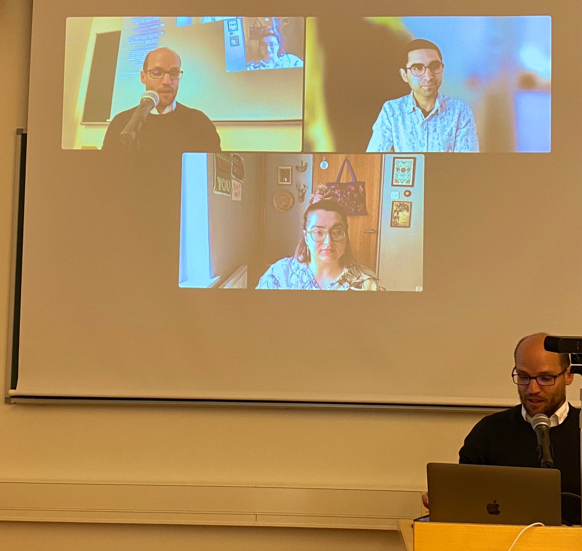 A super interesting discussion on opportunities and challenges associated with adopting reproducible research practices for early career researchers with <a href="/priyasilverst/">Dr. Priya Silverstein</a> and <a href="/LewendM/">Lewend Mayiwar</a> (moderated by <a href="/julien__mayor/">Julien Mayor</a>) at our NORRN kickoff event