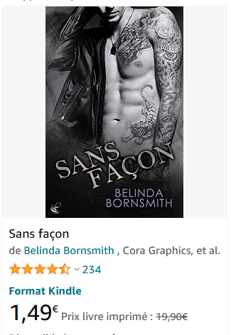 Profitez de l'offre éclair sur Amazon pour découvrir Sans façon, l'histoire de Kory et Tyron, un M/M caliente. 🥲