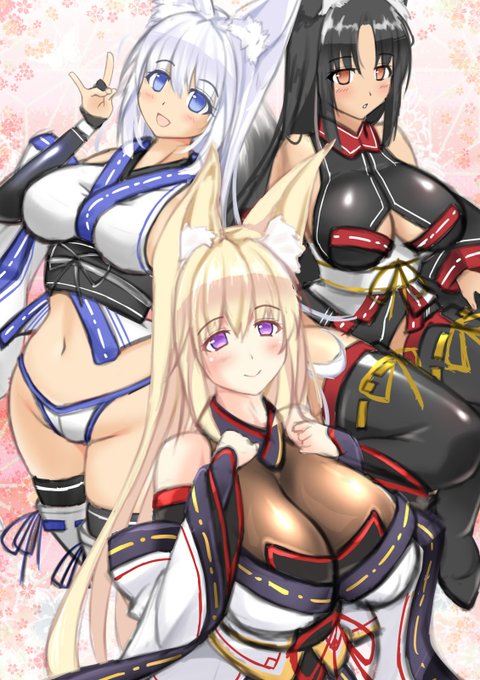 和風うちの子集合絵、とりま一段落 