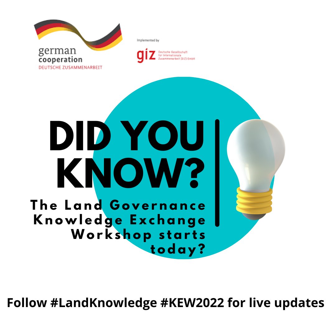 landportal's tweet photo. With @GIZ-gmbh support, land stakeholders will hold a knowledge exchange workshop on global #land advances under the theme: Secure land rights: learning, collaboration, practice. https://t.co/Yj8CztgA81
#LandKnowledge #KEW2022 @nelga_au @giz_uganda https://t.co/TfB9M7mFDC