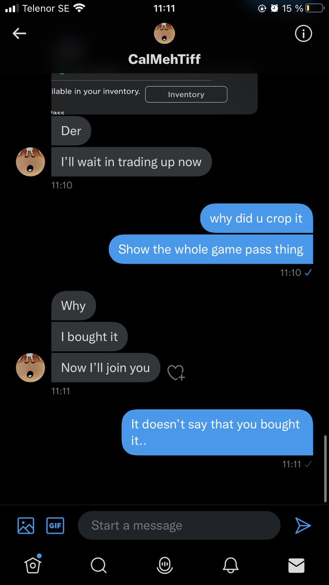 spIuIbs's tweet photo. - as you can see. At first I didn’t really think that they were lying and stuff but then I asked my friends about it and they told me immediately that it was a scammer trying to scam me by a bunch of lies. Their roblox user is 0MGARA. Stay safe people. #royalehighscammers #rh https://t.co/CNwSupqFwy