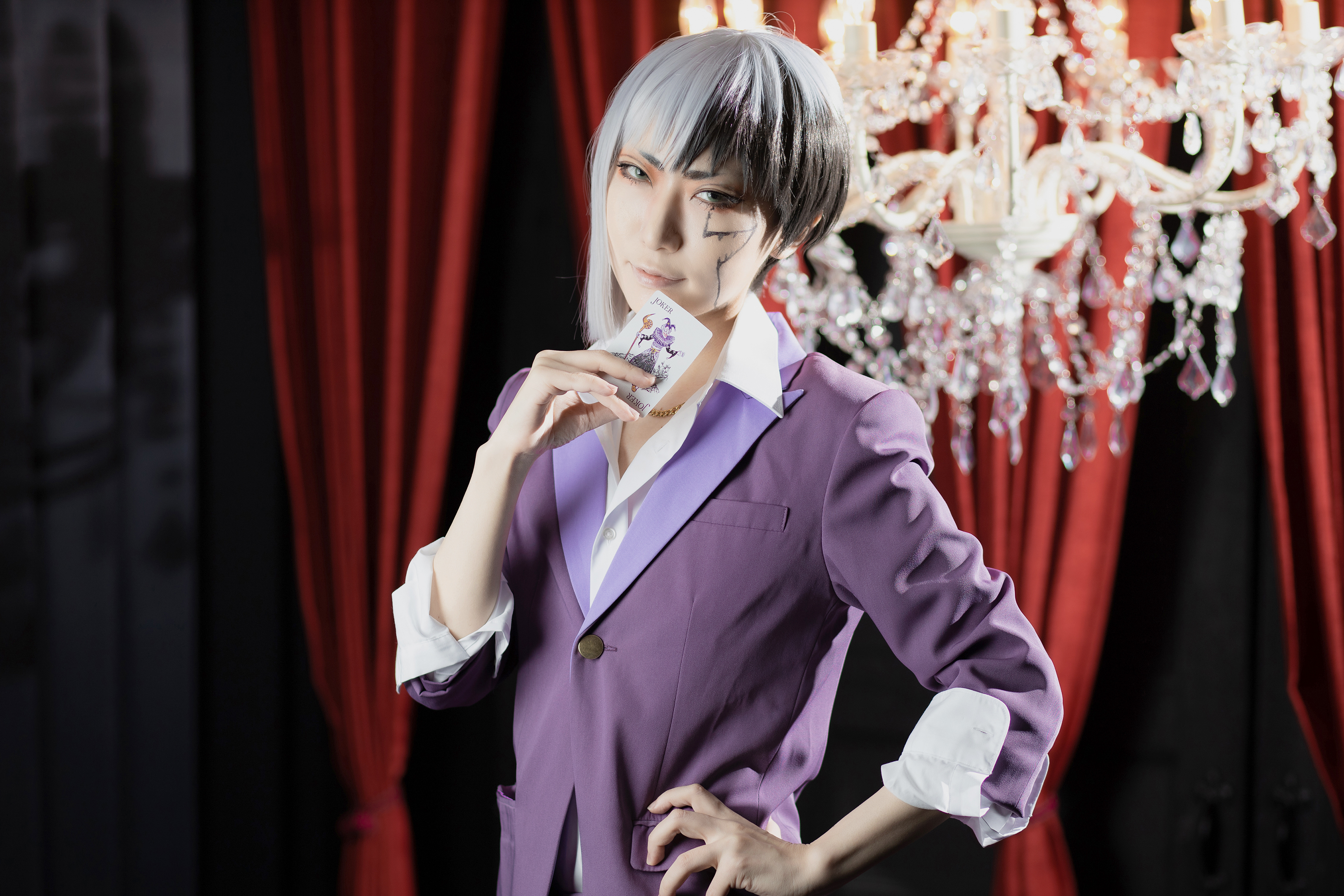 meka в X: „Dr.STONE cosplay あさぎりゲン ※ポーカー衣装 Photo