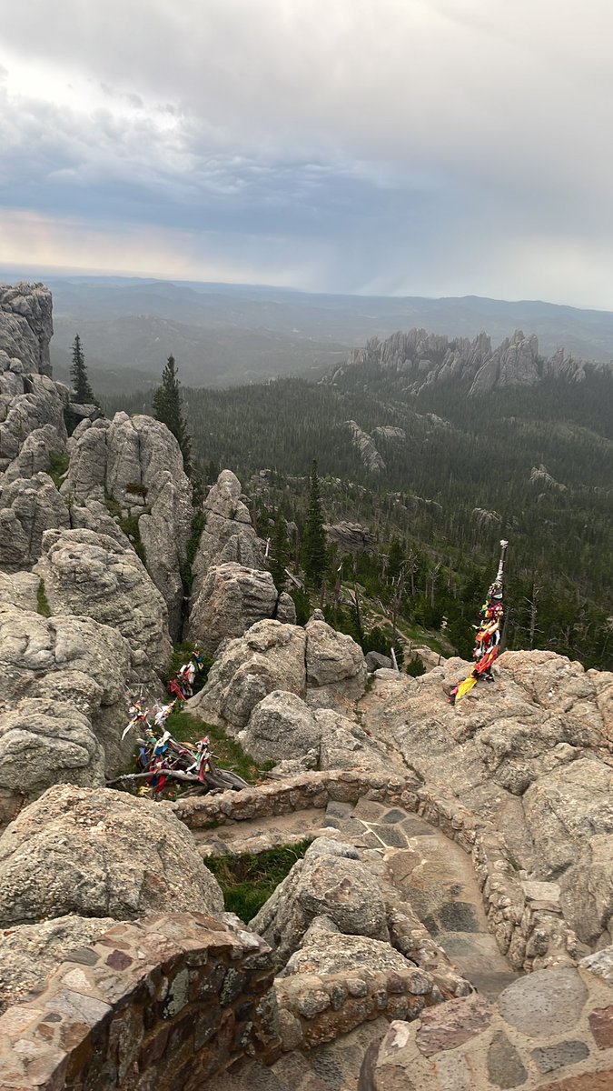 OctaviousRexx's tweet photo. Went on another hike at Custer and got trapped all the way up there due to a storm coming in, took a little over 2 hours to get up and 2 to get down but very fun and very worth! #ComeToSD https://t.co/6HNyt7W9Ik