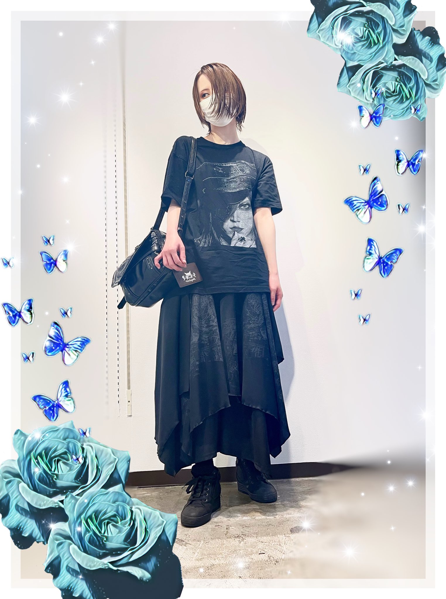 オッズオネスト 薔薇シリーズコルセットスカート-