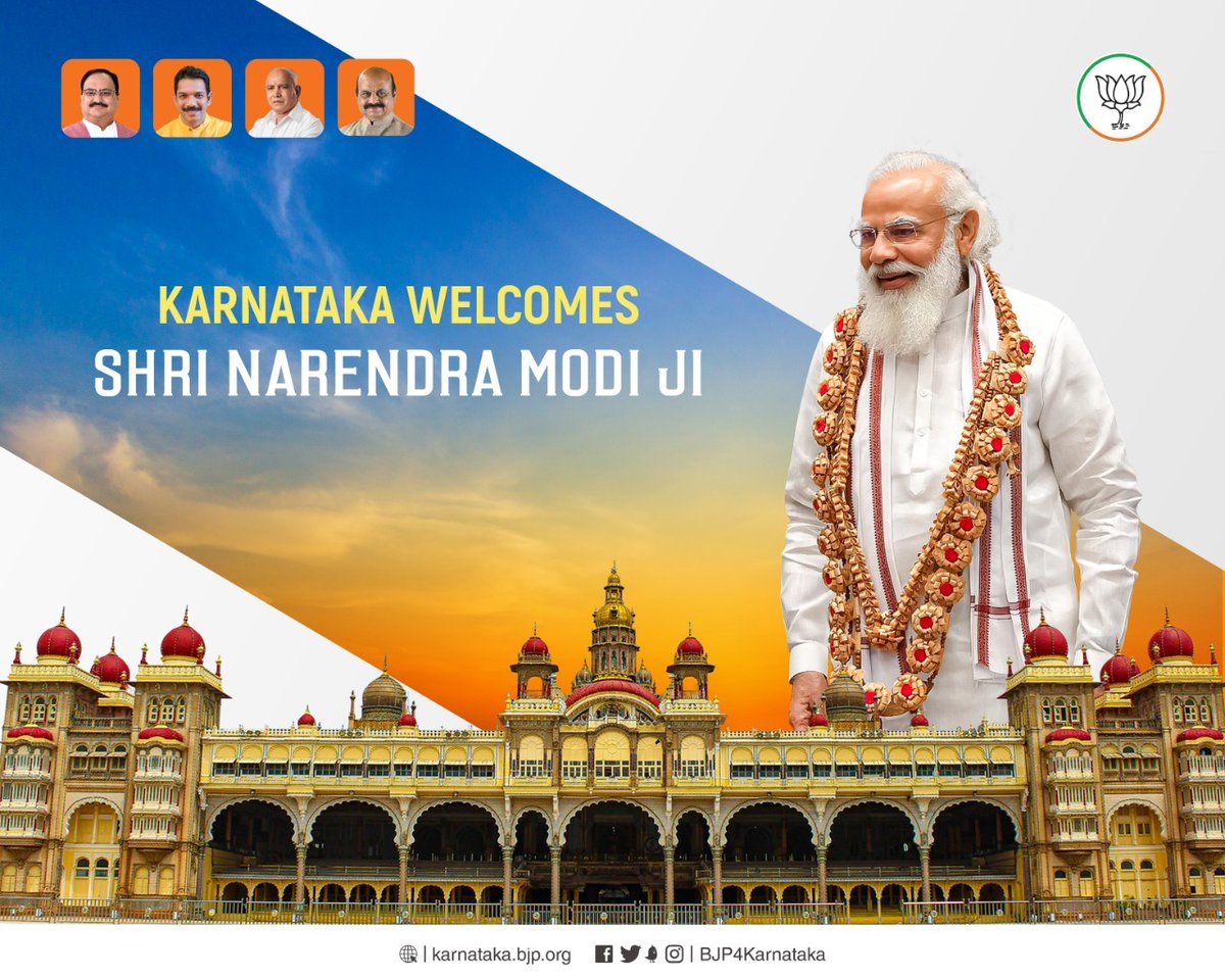 AgainZara's tweet photo. Let's see how the people here welcome and how do the people feel whether the government has done a good job for us or not?

#KarnatakaWelcomesModiJi https://t.co/iR2SRJ9zuv