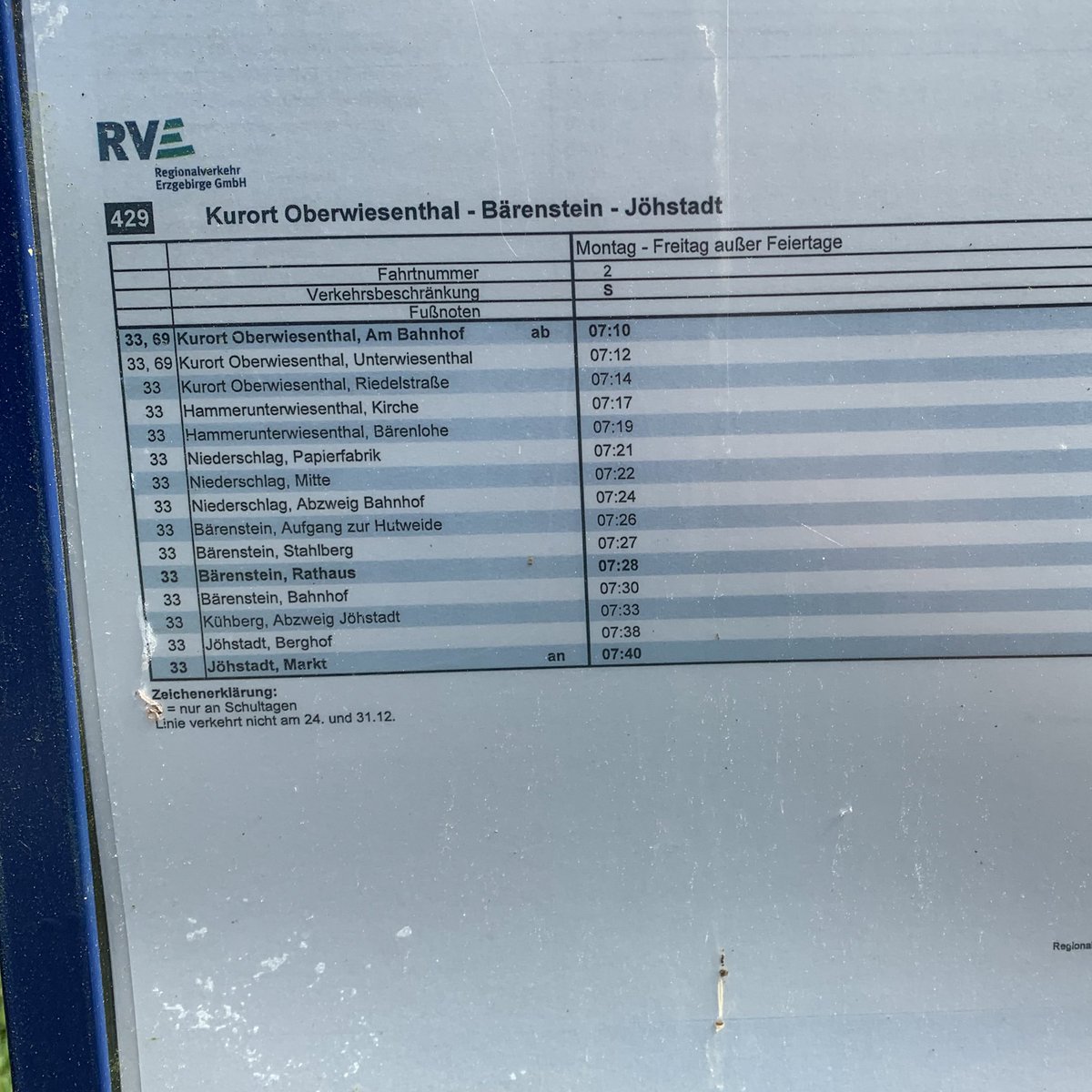 B9B2's tweet photo. Ein Fahrplan im Erzgebirge. #9EuroTicket https://t.co/dAbTTebVoW