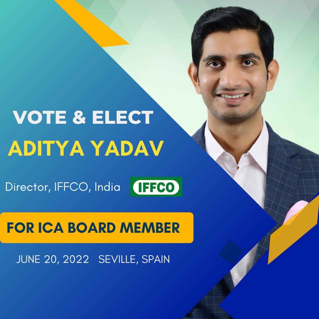 socialistaditya's tweet photo. I seek your vote and support for the upcoming ICA Global Board Elections.

#adityayadav #ica #icaelection #globalboard #cooperative #elections #global https://t.co/9wUuIHa8Xe