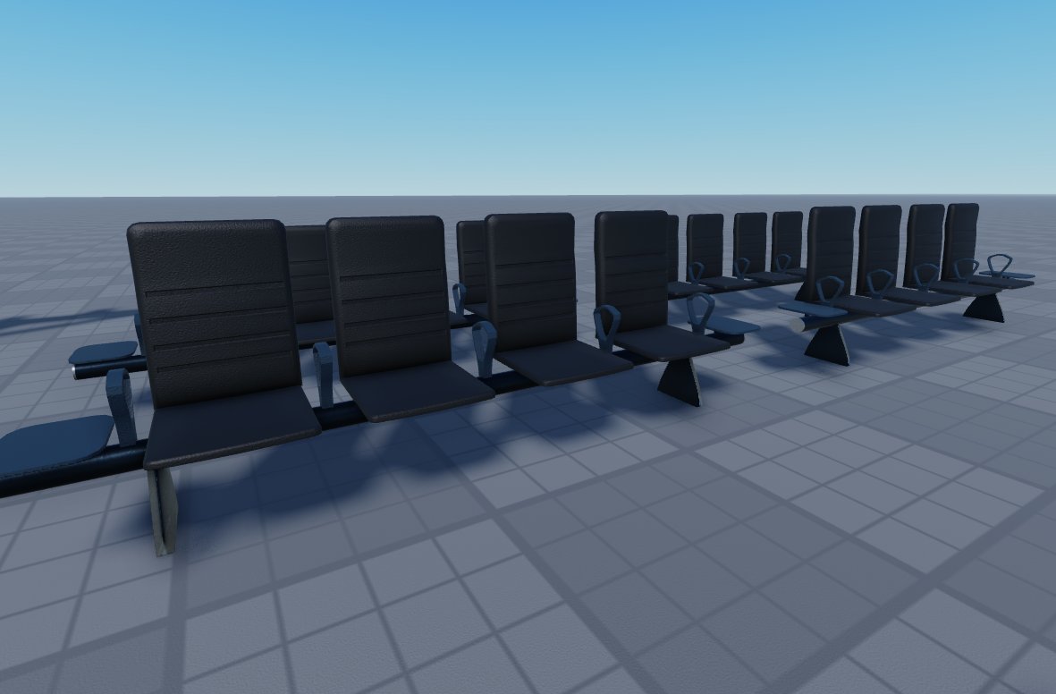 Rakhouse1's tweet photo. Airport seats made by me

#RobloxBlender #Blender #Blender3d #RobloxDev #RobloxStudio #RobloxBlender3D #Roblox https://t.co/7ngChM8odu