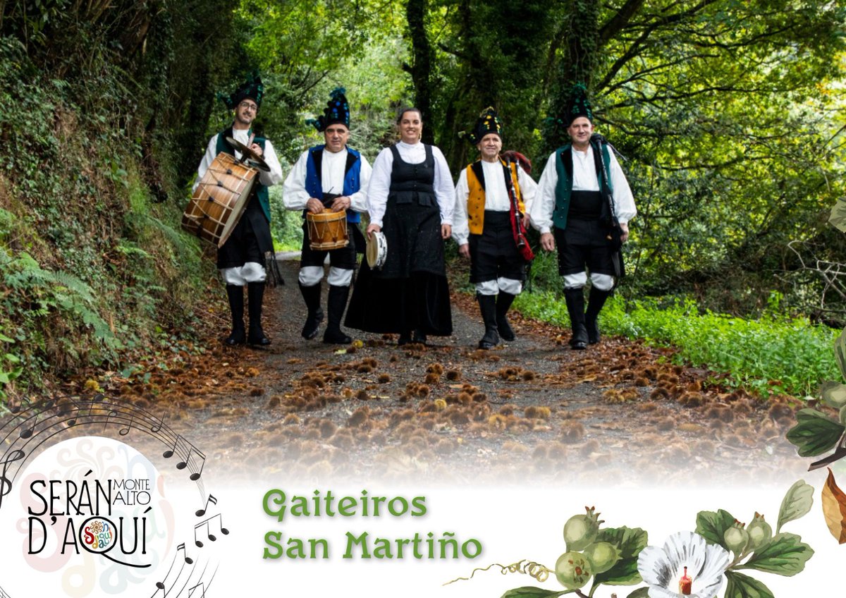 acsondaqui's tweet photo. Dende as #Encrobas chegaran os Gaiteiros de San Martiño o próximo ao Serán d'aquí!
Benvidos compañeiros!

#Serandaquí #2Xullo2022 https://t.co/iF8Mka2UPV