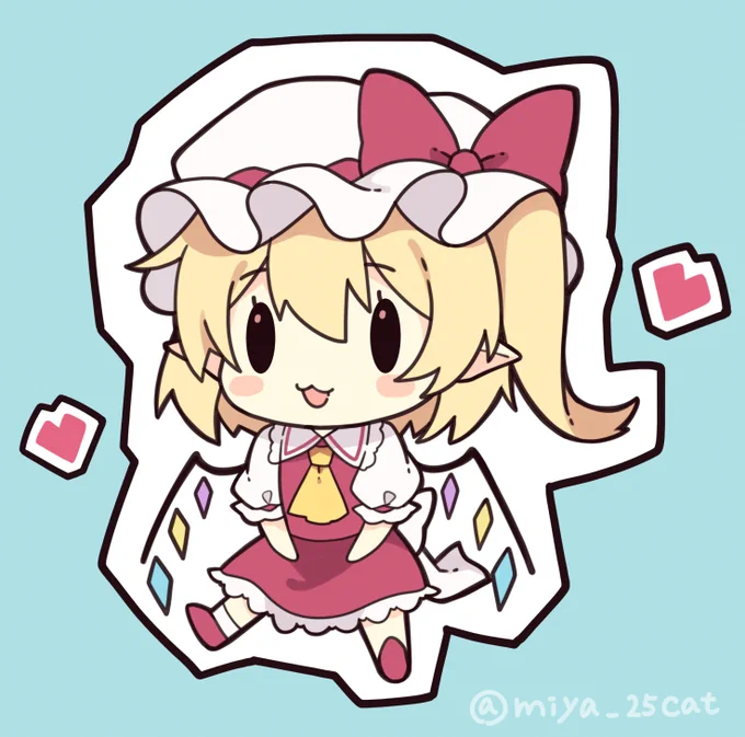 メッセージカード用フランちゃん描いた💙 