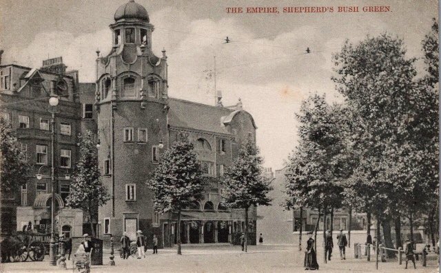 OldLondonW14's tweet photo. The Empire Theatre, Shepherds Bush in 1905. It is 2 years old in this photograph. Charlie Chaplin was an early performer to appear there. https://t.co/AAvIJTdyrC
