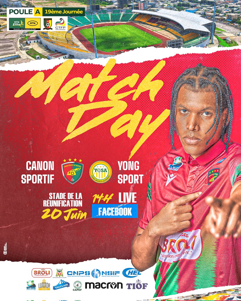 fgo_pro's tweet photo. 𝐒𝐩𝐫𝐢𝐧𝐭 𝐟𝐢𝐧𝐚𝐥 ⏳
𝐂𝐀𝐍𝐎𝐍 🆚 𝐘𝐎𝐒𝐀
🏟 Stade de la Réunification 
📺 14h sur #KPakumTV
 
Premier des 3 derniers matchs de la saison pour le #Kpakum à Douala.

#YOSACAN | #MTNEliteOne  
#MondayMotivaton 
#RoadToGaroua ✈️
#KpakumIsBack 💚❤ https://t.co/SLdEgU59B4