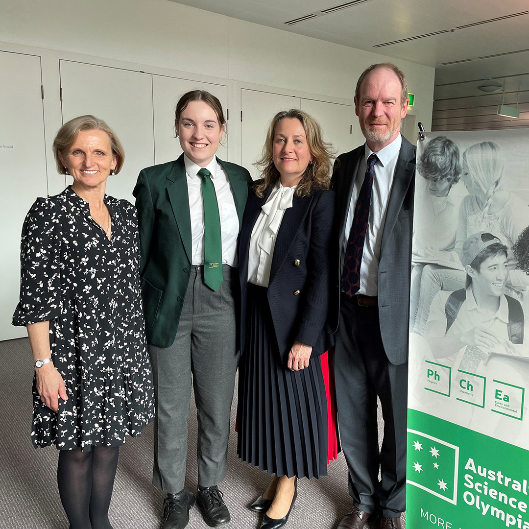 Congratulations to Year 12 student, Lydia, who is one of only five students nationally selected to represent Australia in Physics at the UNESCO-sanctioned International Science Olympiads. She will compete against the most capable high school physicists in the world.