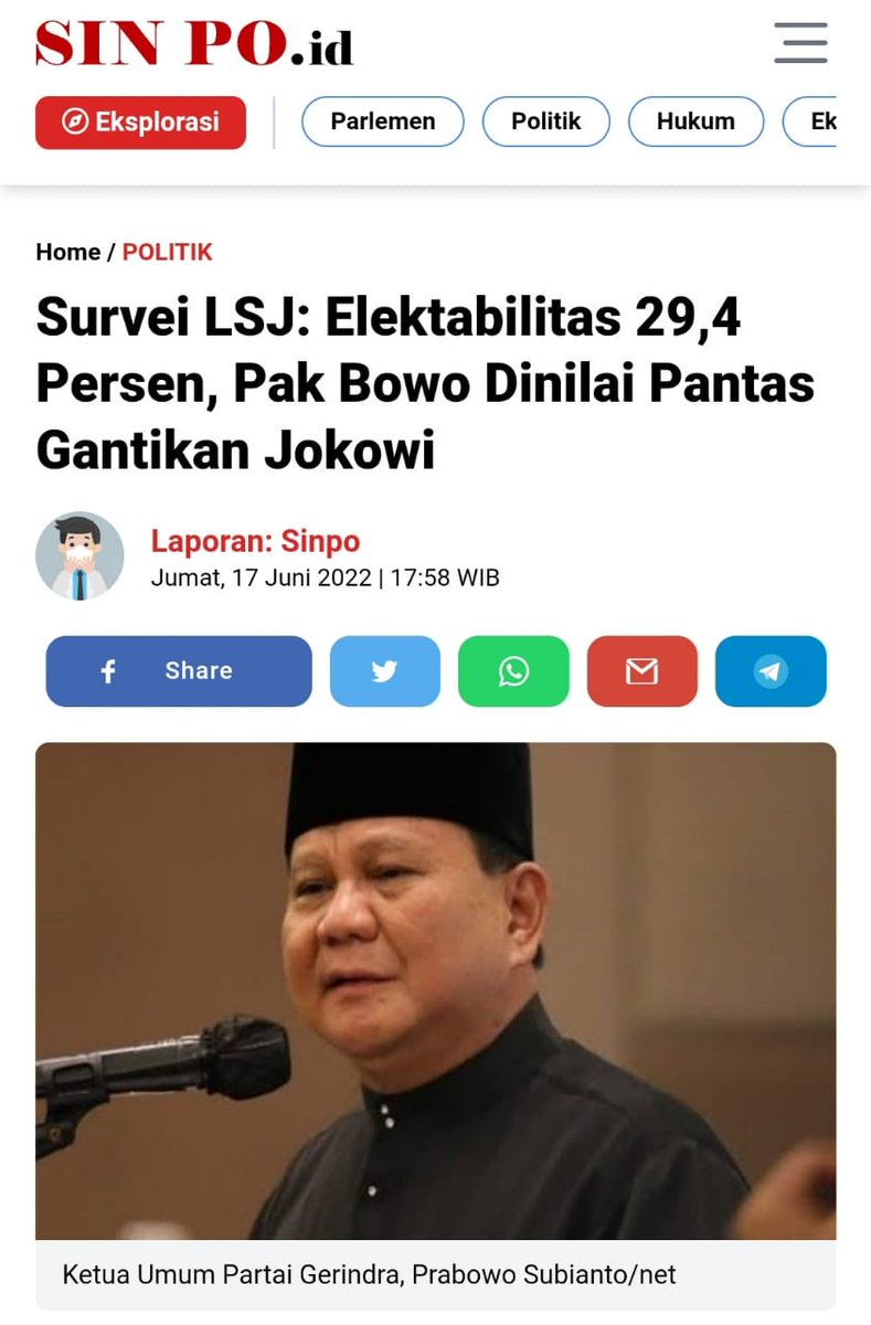 anisara_rahmah's tweet photo. Betul banget nih, publik menilai Menteri Pertahanan itu adalah tokoh yang paham dengan tugas dan fungsinya.

Prabowo paling pantas
Kerja untuk rakyat
Indonesia Negara Besar

@prabowo @Gerindra https://t.co/mMK1MkPXoZ