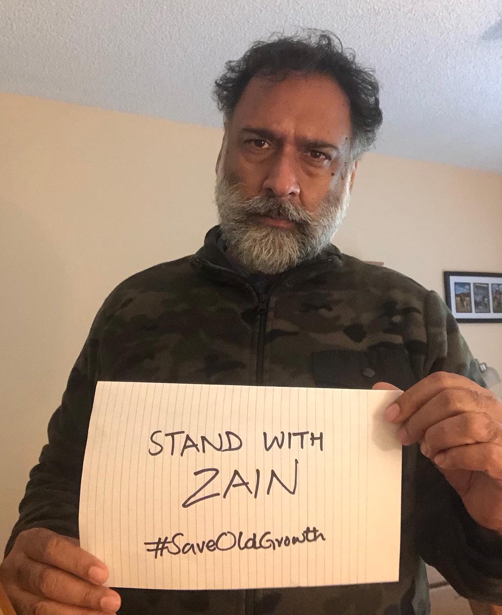 gurpreetonair's tweet photo. #StandwithZain #SaveOldGrowth https://t.co/JRG2GjJVEh