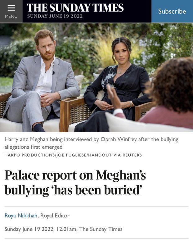 BeaBwd's tweet photo. Sachez que qui le rapport avait été en défaveur de Meghan, toute la sphère médiatique anglaise en aurait fait sa une. William, Kate, Simon Case et Jason Knauf sont responsables. RF ne protège pas Meghan #RoyalFamilyLied #MeghanIsInnocent #MeghanIsAVictim https://t.co/L5dpGBNafg