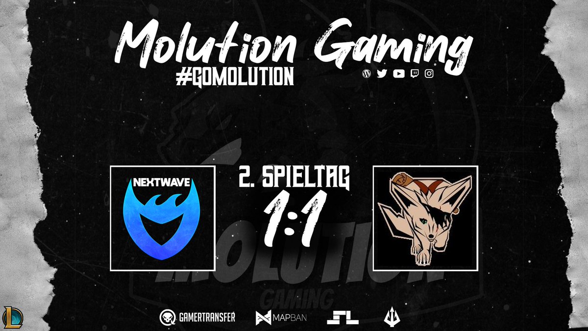 MolutionGaming's tweet image. Nach einer sehr starken 1. Runde unseres @NextWaveEsports trennten wir uns leider nur mit einem 1:1 von Fennek eSports am 2. Spieltag der @PrimeLeague.

GG wp an Fennek eSports✌️

Jetzt heißt es weitermachen👀🍀

#GoMolution #eSports #LeagueOfLegends #PrimeLeague