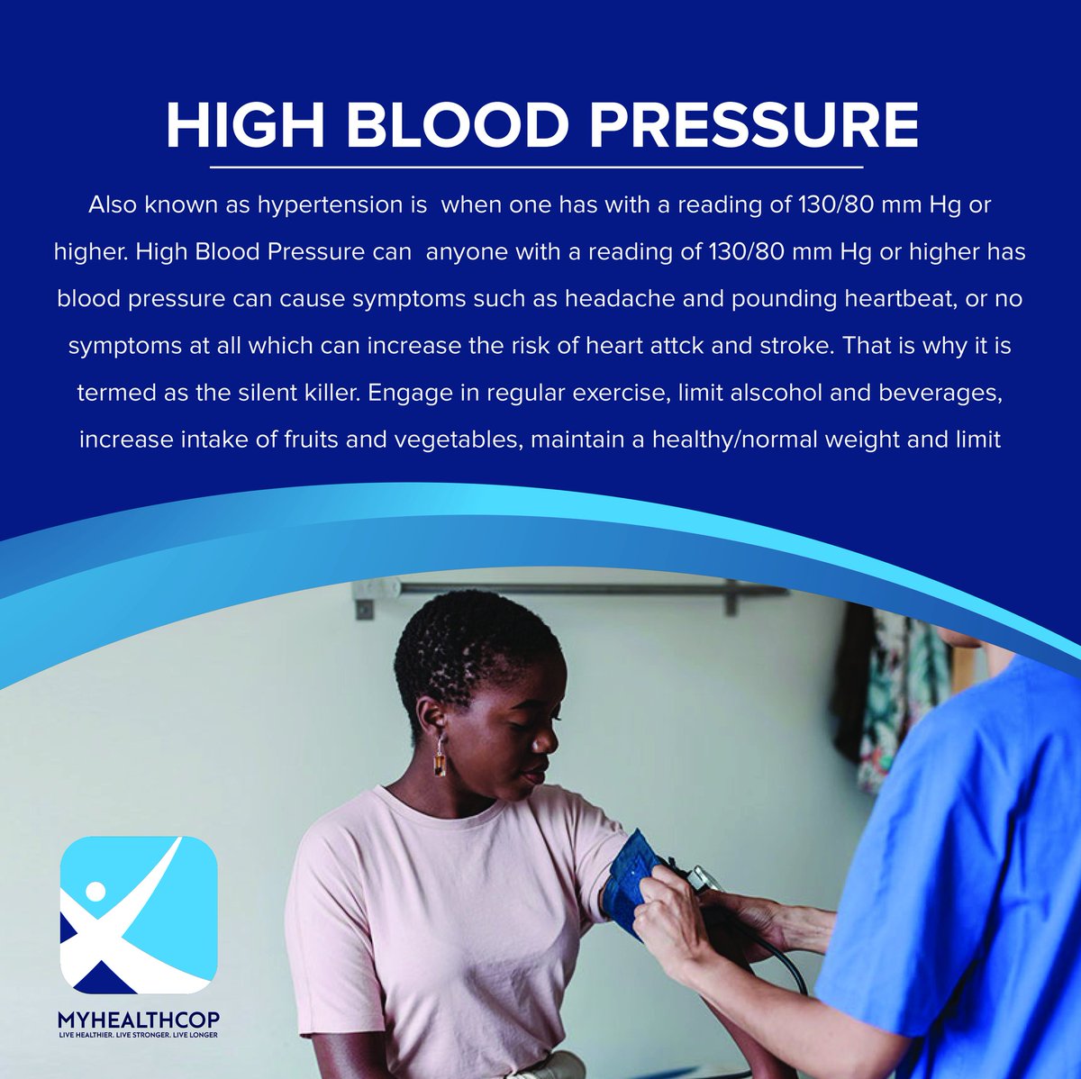 Know your blood pressure to save your life

#bloodpressurecheck #highbloodpressurewawareness