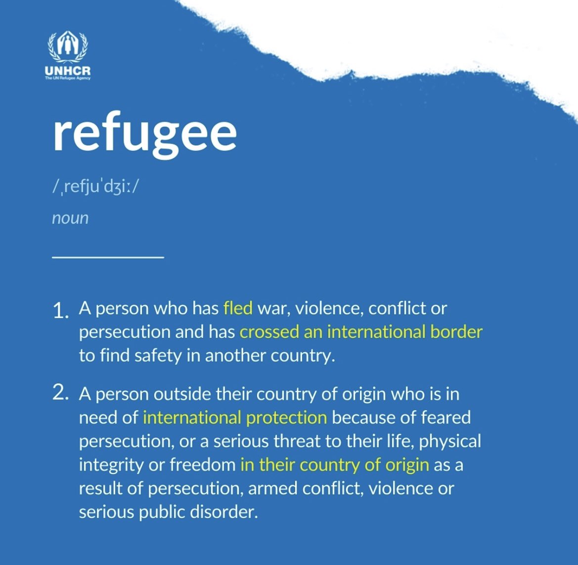 Today we commemorate World Refugee Day under the theme ‘Right to Seek Safety’. It’s a day to honour the courage, strength and contributions of the millions of refugees around the world.